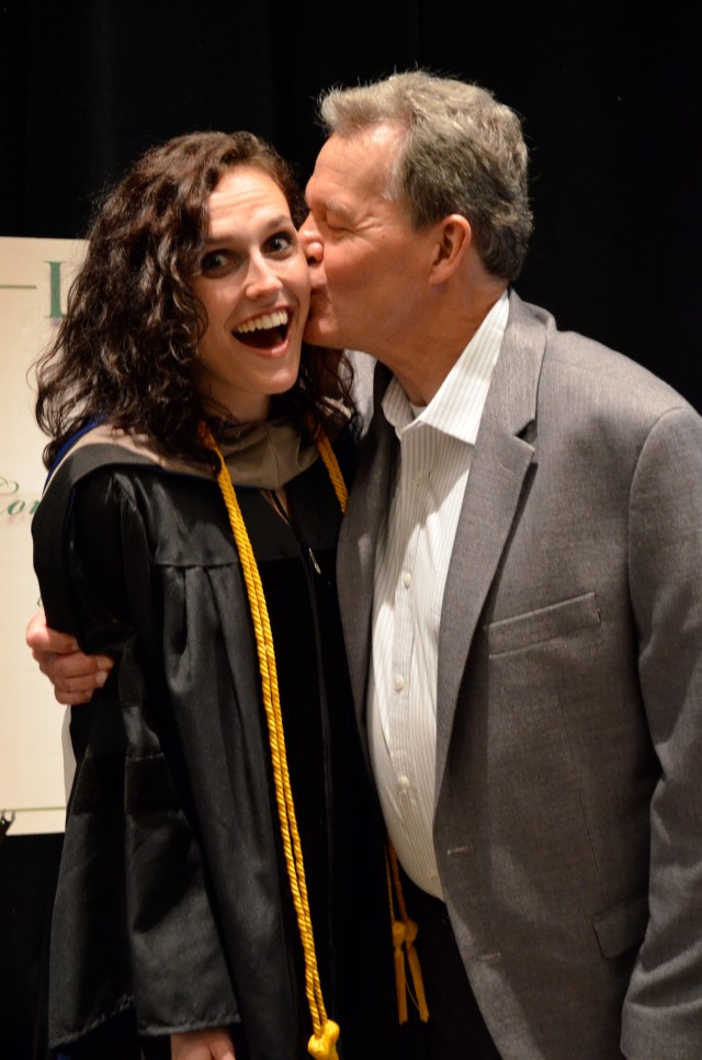 My Father and I at my graduation from Chiropractic School